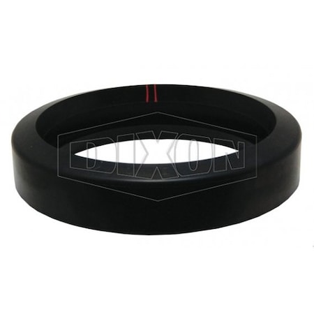 Dixon Grooved Fitting Gasket, 3 in Nominal, Baylast, Domestic G300BL